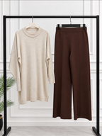 Rahat Kesim Tunik & Geniş Paça Pantolon Takım