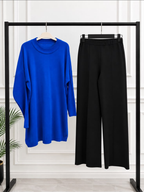 Rahat Kesim Tunik & Geniş Paça Pantolon Takım
